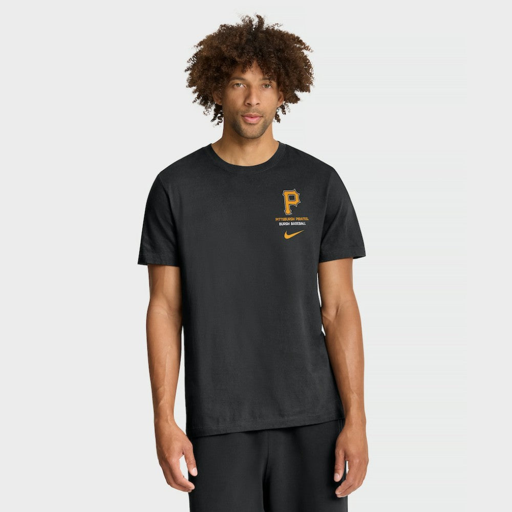 Black Pittsburgh Pirates Nike Primetime 2-Hit T-Shirt