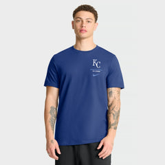 Royal Kansas City Royals Nike Primetime 2-Hit T-Shirt