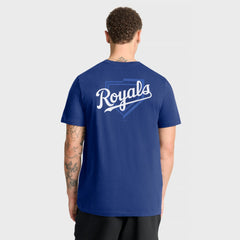 Royal Kansas City Royals Nike Primetime 2-Hit T-Shirt
