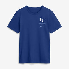 Royal Kansas City Royals Nike Primetime 2-Hit T-Shirt