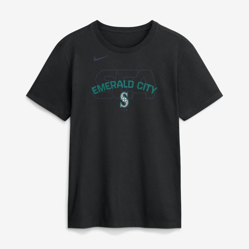 Black Seattle Mariners Nike Primetime Fashion T-Shirt