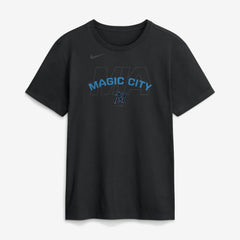 Black Miami Marlins Nike Primetime Fashion T-Shirt