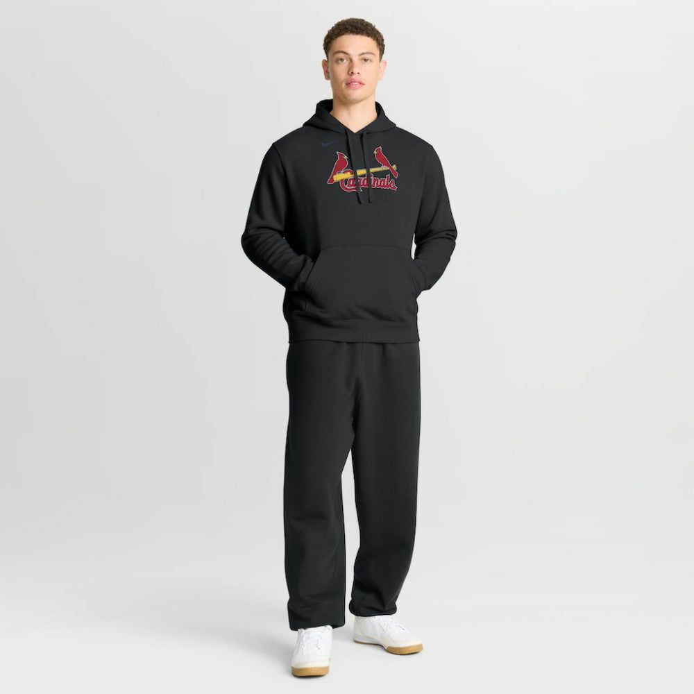 Black St. Louis Cardinals Nike Dri-Fit Club Hoodie