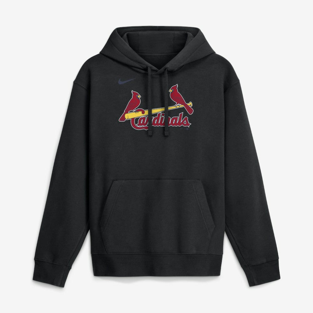 Black St. Louis Cardinals Nike Dri-Fit Club Hoodie