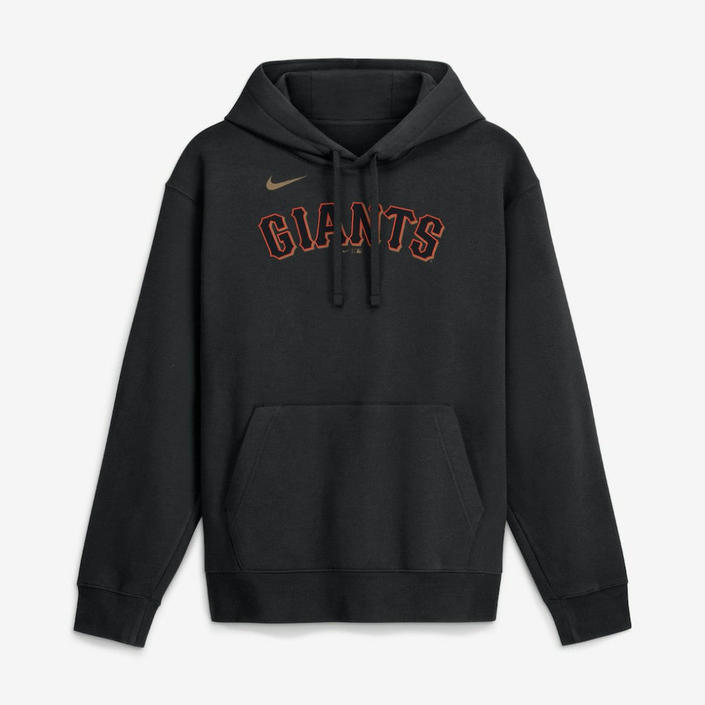 Black San Francisco Giants Nike Dri-Fit Club Hoodie