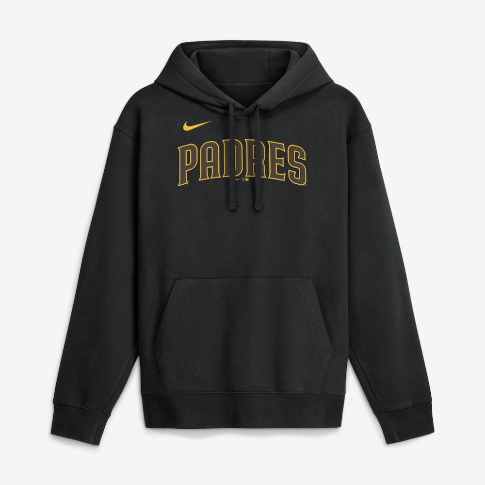 Black San Diego Padres Nike Dri-Fit Club Hoodie