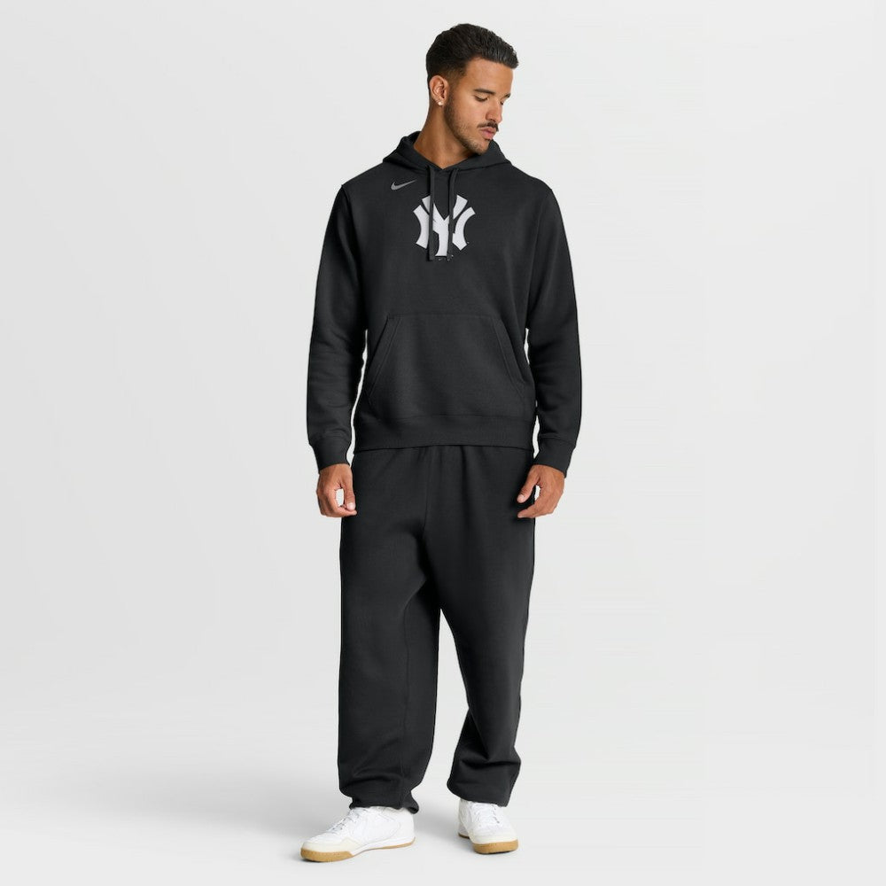 Black New York Yankees Nike Dri-Fit Club Hoodie