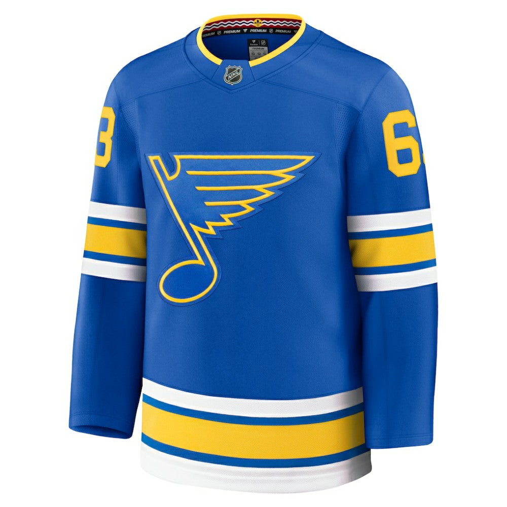NHL Jake Neighbours St. Louis Blues Fanatics Home Premium Jersey