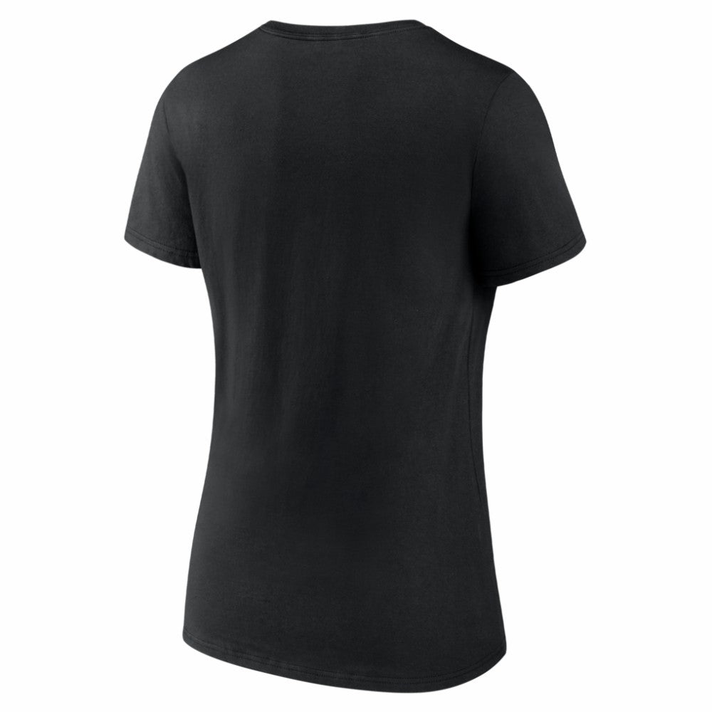 NHL Los Angeles Kings Logo Athletic Women's Arch Victory V-Neck T-Shirt