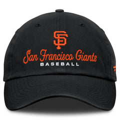 Black San Francisco Giants Fanatics Women's Velocity Adjustable Hat
