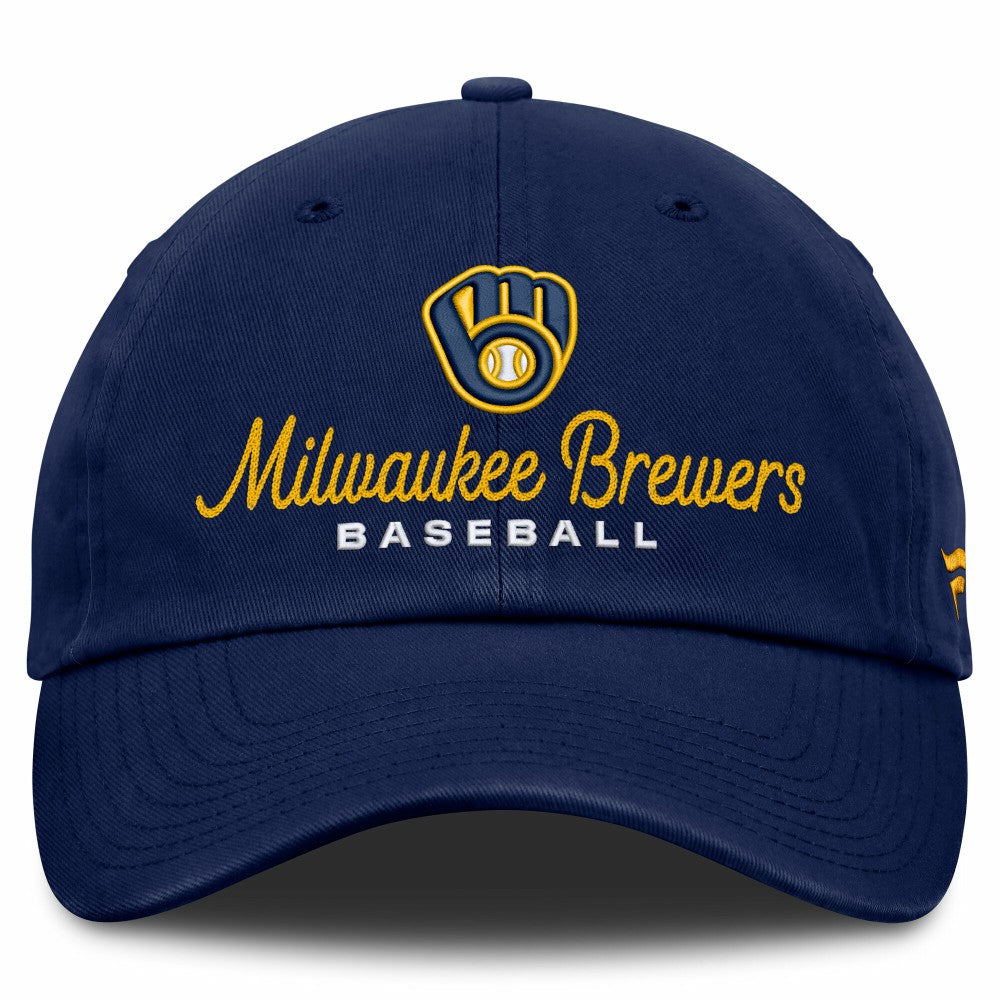 Navy Milwaukee Brewers Fanatics Women's Velocity Adjustable Hat