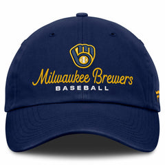 Navy Milwaukee Brewers Fanatics Women's Velocity Adjustable Hat