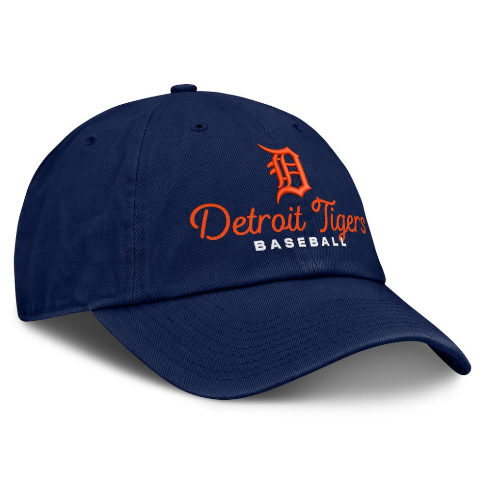 Navy Detroit Tigers Fanatics Women's Velocity Adjustable Hat