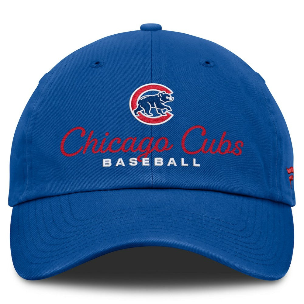 Royal Chicago Cubs Fanatics Women's Velocity Adjustable Hat