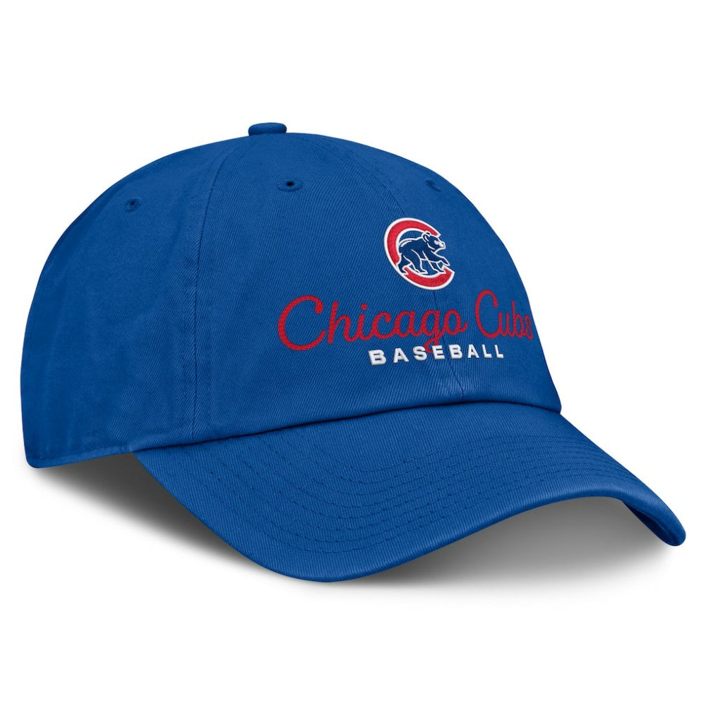 Royal Chicago Cubs Fanatics Women's Velocity Adjustable Hat