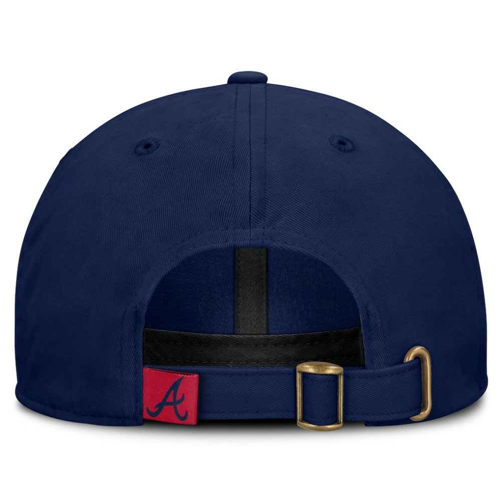 Navy Atlanta Braves Fanatics Women's Velocity Adjustable Hat