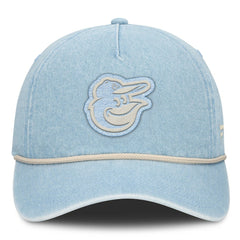 Denim Baltimore Orioles Fanatics Women's Roped Adjustable Hat