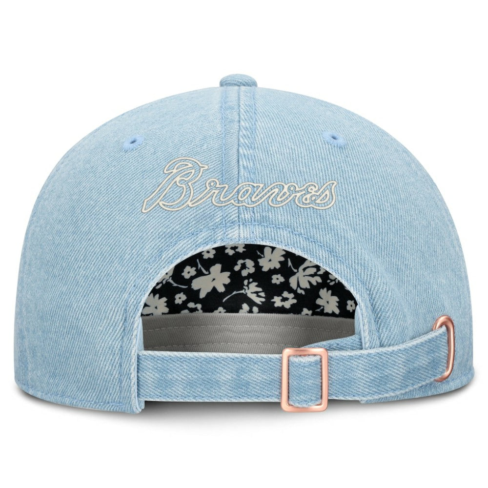 Denim Atlanta Braves Fanatics Women's Roped Adjustable Hat