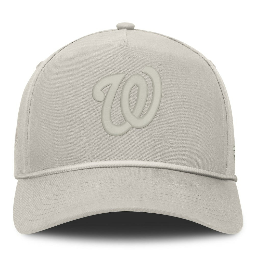 Stone Washington Nationals Fanatics Undertone A-Frame Adjustable Hat