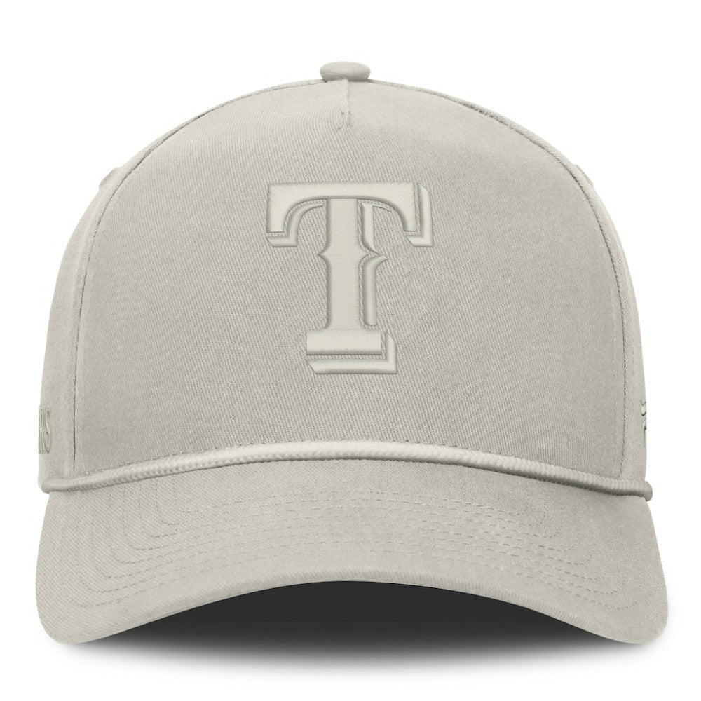 Stone Texas Rangers Fanatics Undertone A-Frame Adjustable Hat