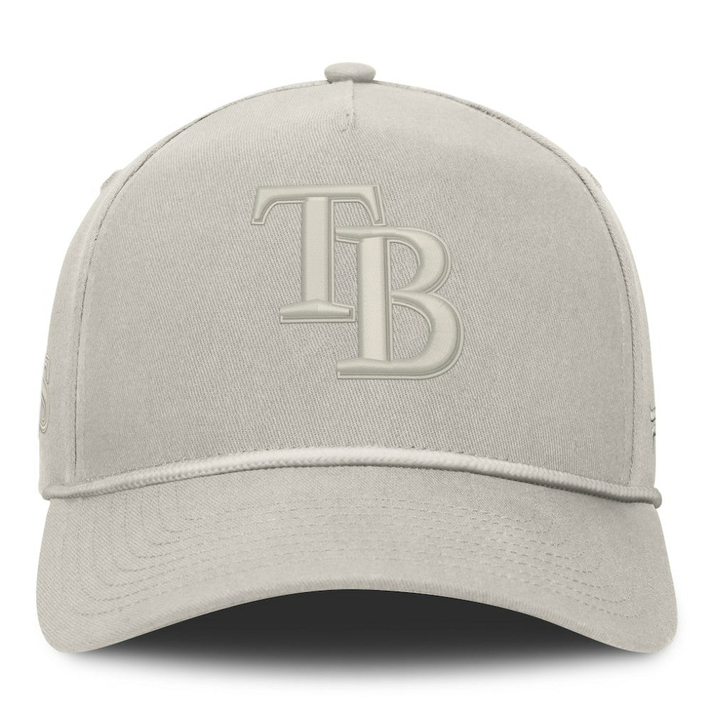 Stone Tampa Bay Rays Fanatics Undertone A-Frame Adjustable Hat