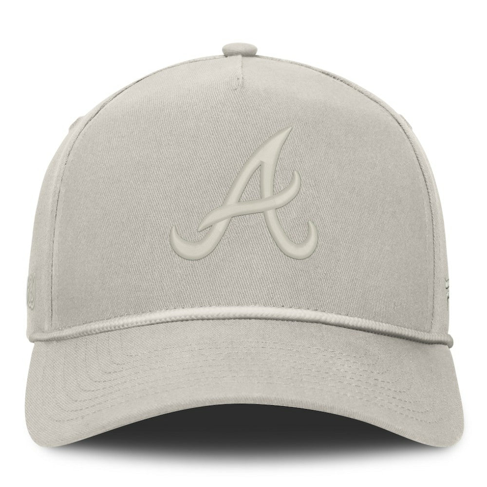 Stone Atlanta Braves Fanatics Undertone A-Frame Adjustable Hat