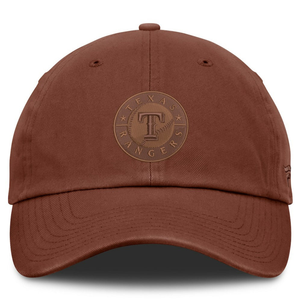 Brown Texas Rangers Fanatics Tinge Adjustable Hat