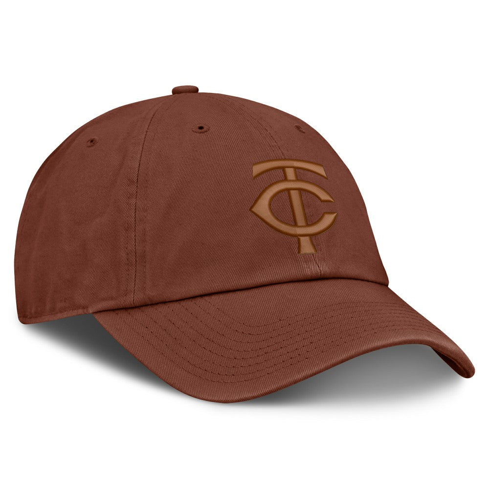 Brown Minnesota Twins Fanatics Tinge Adjustable Hat