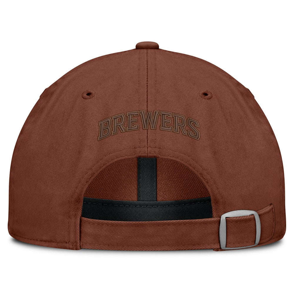 Brown Milwaukee Brewers Fanatics Tinge Adjustable Hat