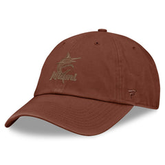 Brown Miami Marlins Fanatics Tinge Adjustable Hat