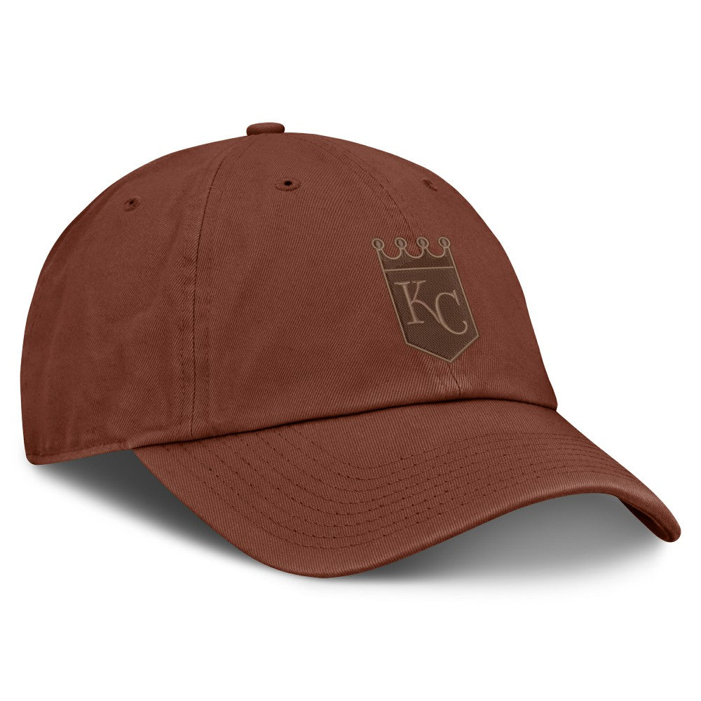 Brown Kansas City Royals Fanatics Tinge Adjustable Hat