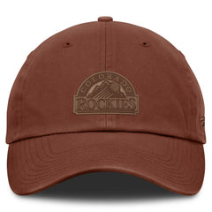 Brown Colorado Rockies Fanatics Tinge Adjustable Hat