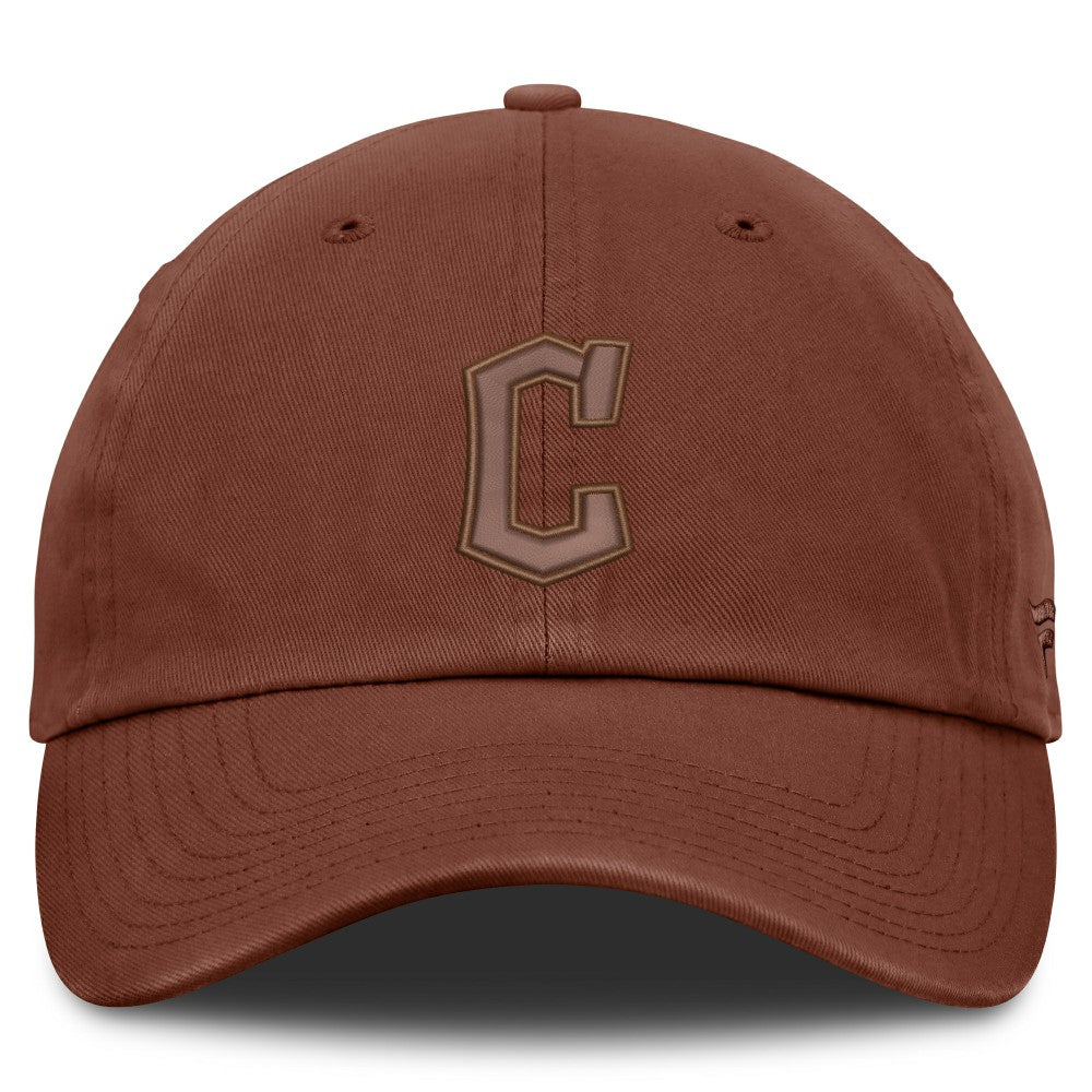 Brown Cleveland Guardians Fanatics Tinge Adjustable Hat