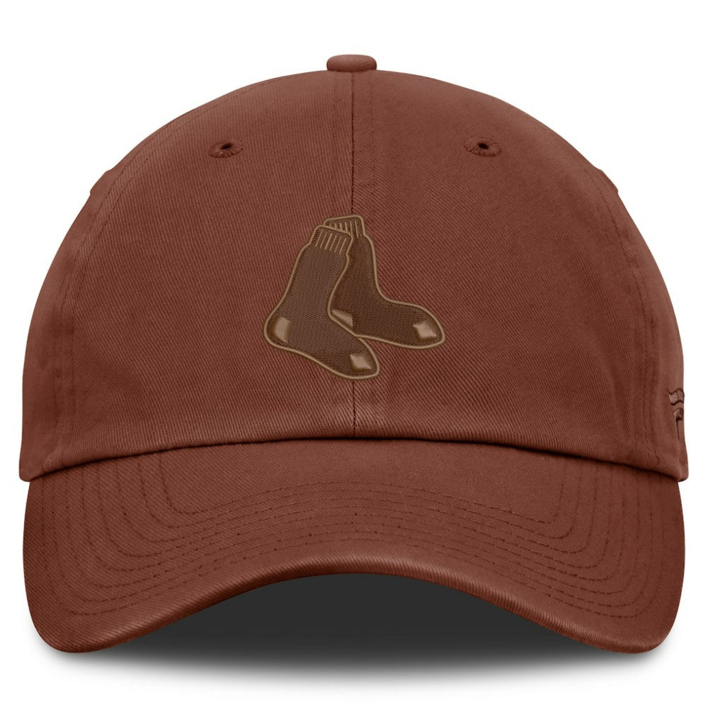 Brown Boston Red Sox Fanatics Tinge Adjustable Hat