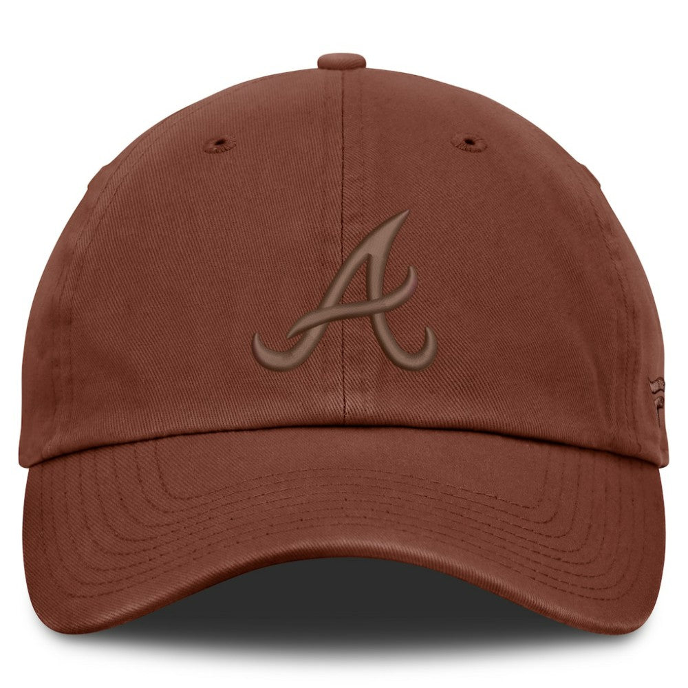 Brown Atlanta Braves Fanatics Tinge Adjustable Hat