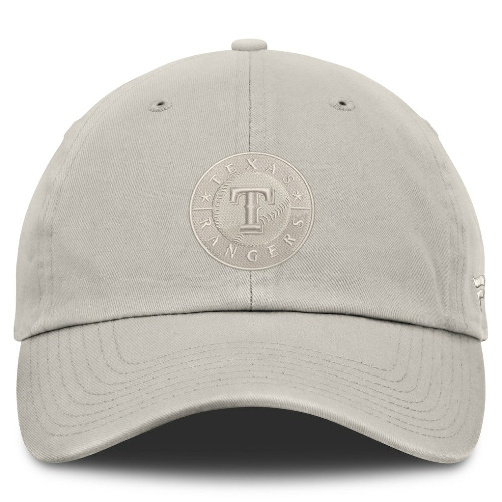 Stone Texas Rangers Fanatics Tinge Adjustable Hat