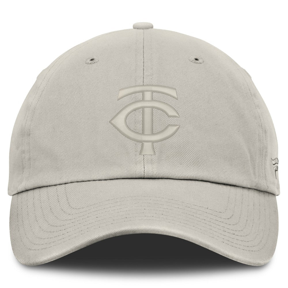 Stone Minnesota Twins Fanatics Tinge Adjustable Hat