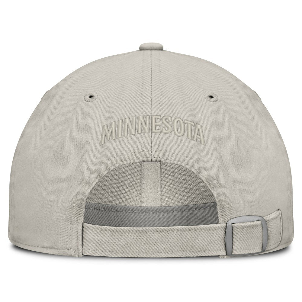 Stone Minnesota Twins Fanatics Tinge Adjustable Hat