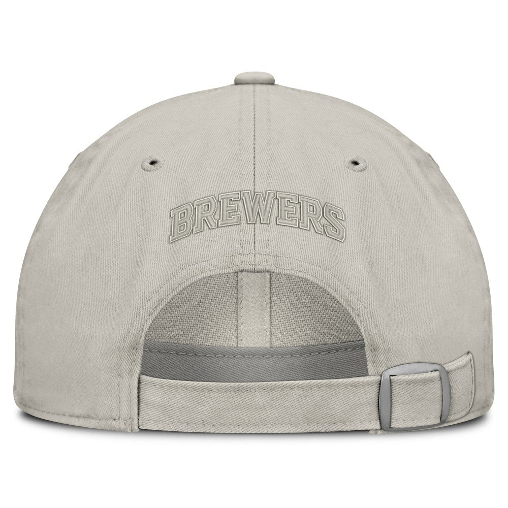 Stone Milwaukee Brewers Fanatics Tinge Adjustable Hat