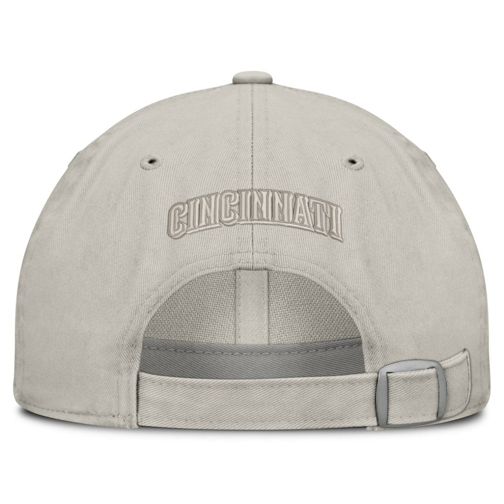 Stone Cincinnati Reds Fanatics Tinge Adjustable Hat
