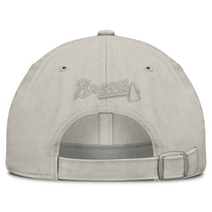 Stone Atlanta Braves Fanatics Tinge Adjustable Hat