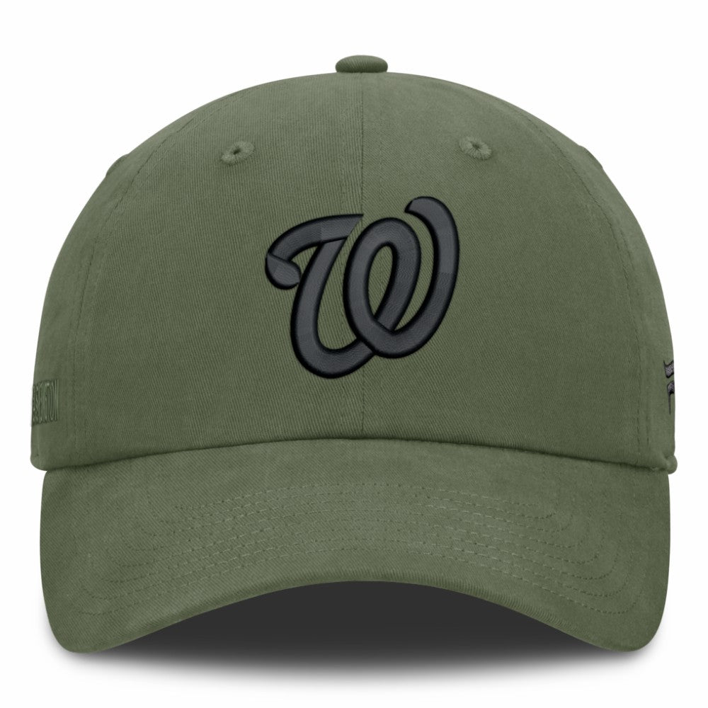 Olive Washington Nationals Fanatics Pine Rider Adjustable Hat