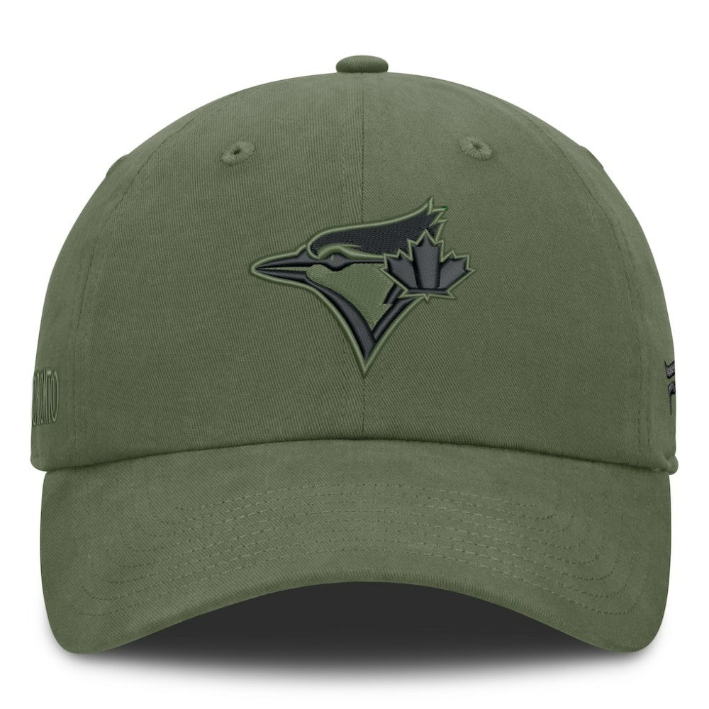 Olive Toronto Blue Jays Fanatics Pine Rider Adjustable Hat