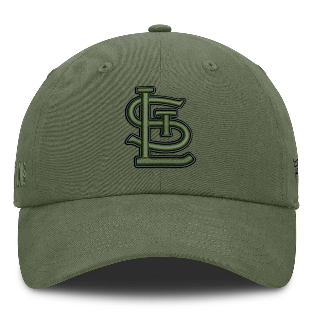 Olive St. Louis Cardinals Fanatics Pine Rider Adjustable Hat