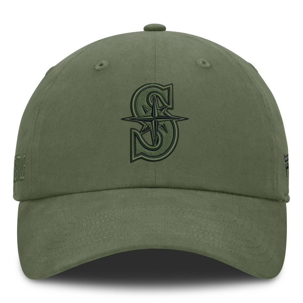 Olive Seattle Mariners Fanatics Pine Rider Adjustable Hat