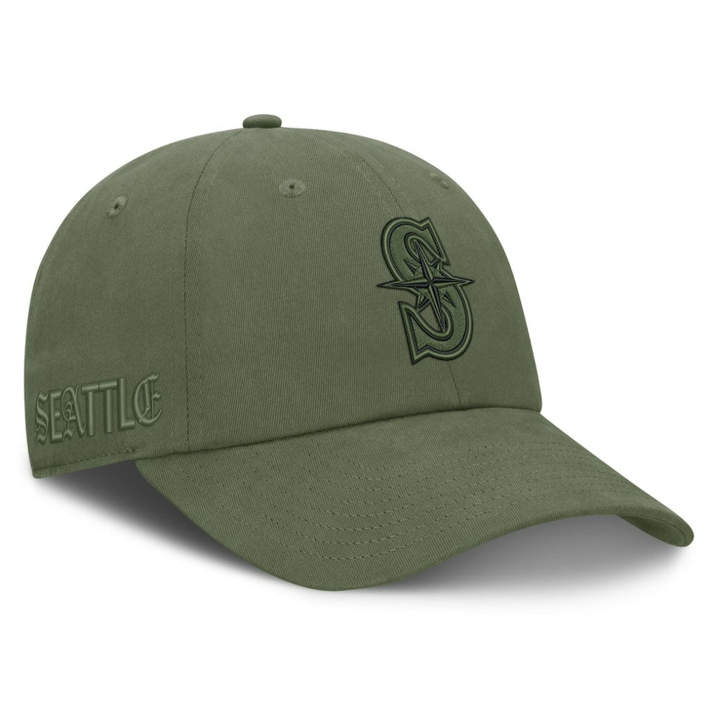 Olive Seattle Mariners Fanatics Pine Rider Adjustable Hat