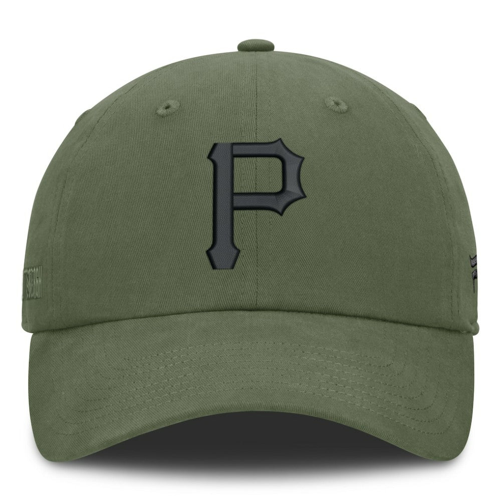 Olive Pittsburgh Pirates Fanatics Pine Rider Adjustable Hat