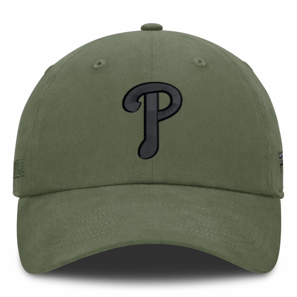 Olive Philadelphia Phillies Fanatics Pine Rider Adjustable Hat