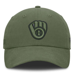 Olive Milwaukee Brewers Fanatics Pine Rider Adjustable Hat
