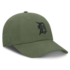 Olive Detroit Tigers Fanatics Pine Rider Adjustable Hat